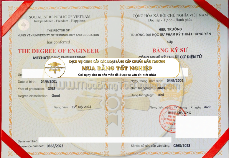 Cần làm bằng Đại Học Sư Phạm Kỹ Thuật Hưng Yên 2023, nhưng chưa biết mẫu hãy tham khảo tại đây