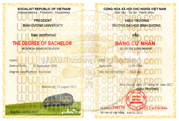 Cần Mua Bằng Đại Học Bình Dương Liên Hệ Ngay với tư vấn viên