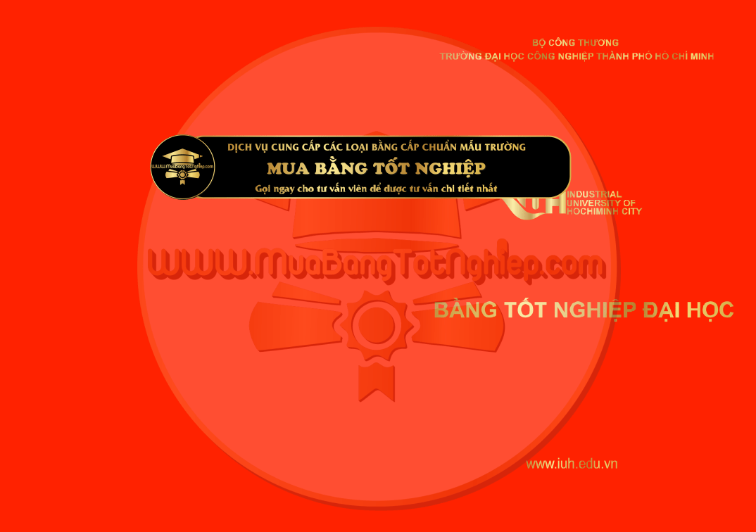 bìa bằng tốt nghiệp dh công nghiệp thành phố hồ chí minh