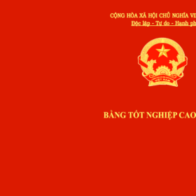 mẫu bìa làm bằng cao đẳng những năm 2018 - 2023