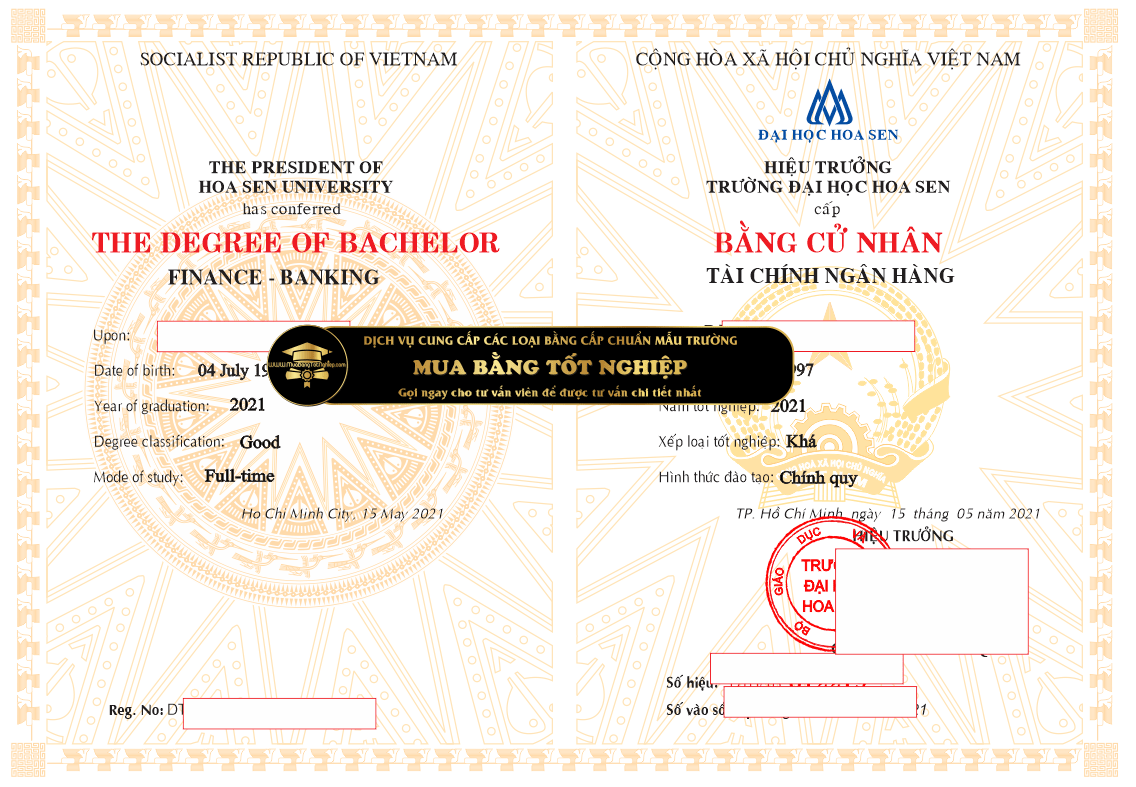 cần mua bằng đại học Hoa Sen, liên hệ ngay với dịch vụ làm bằng đại học