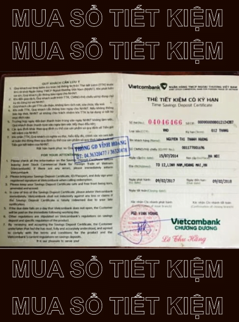 cần mua sổ tiết kiệm vietcombank