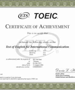 Chứng chỉ Tiếng Anh Toeic - IELTS