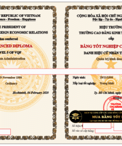 Làm Bằng CĐ kinh tế Đối ngoại, Dịch vụ cung cấp văn bằng chuẩn mẫu