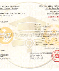 Cần mua chứng chỉ ngoại ngữ tin học trường đại học Vinh