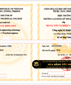 Mua bằng cao đẳng Kỹ thuật Cao Thắng, liên hệ ngay.