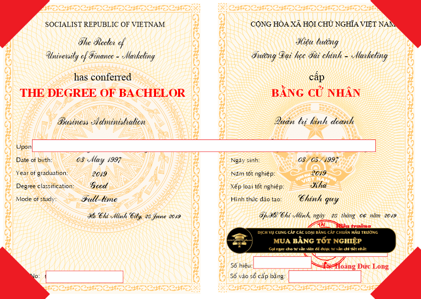 Chỗ bán bằng Đại học Tài chính Marketing Uy tin tại Tphcm
