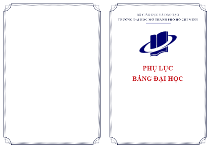 Mẫu bảng điểm của trường đại học mở tphcm