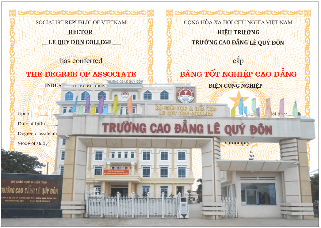 Mua bằng CĐ Lê Quý Đôn hãy gọi ngay cho dịch vụ làm bằng cao đẳng của chúng tôi