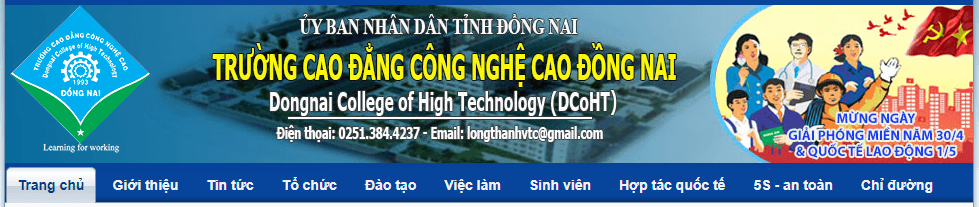 trường cao đẳng Công nghệ Cao Đồng Nai (DCoHT - Dongnai College of High Technology)